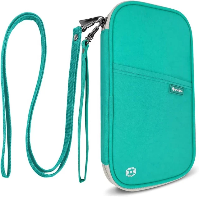 Portadocumenti Da Viaggio Con Blocco RFID - Tante Tasche Per Passaporto, Carte E Denaro - Foto 13