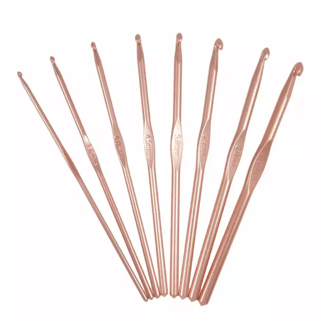 Milward Rose Gold Crochet Hook Set