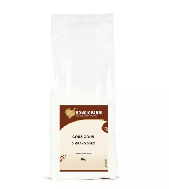 Cous Cous semintegrale di grano duro 1Kg BIO