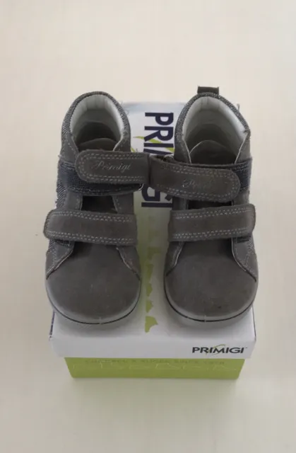 Scarpe taglia 23 neonata bambina baby a strappo grigie qualità comode Primigi