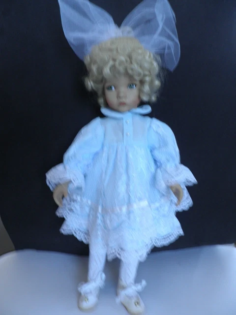 A.D. Artist Doll by Dianna Effner - 15" - Redressed Porcelain with Cloth Body
