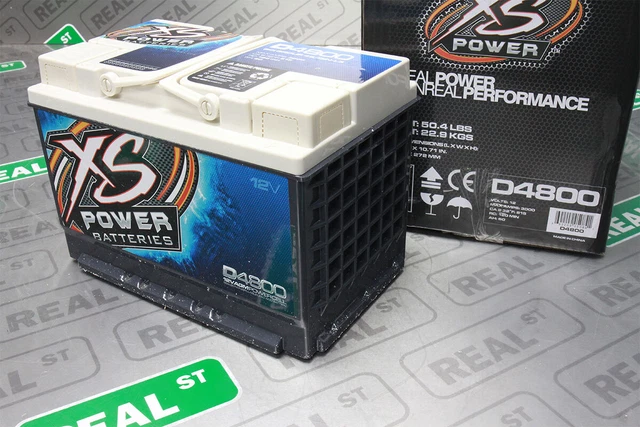 XS Power 12V 815 CA Group 48 AGM Starting Battery 60 AH Amp 3000 Max Amps D4800