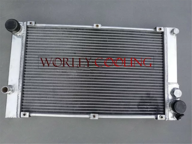 2Row Aluminum Radiator For Porsche 944 2.5L /2.7L MT Non-Turbo 1983-1991 H=328mm