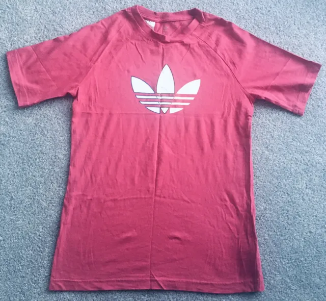 Girls Lovely Red Adidas Tshirt Age 11-12 Worn Once 🖤