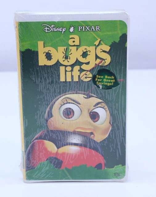 NEW VHS MOVIE a Bug's Life Ladybug Francis Cover Disney Pixar Sealed ...