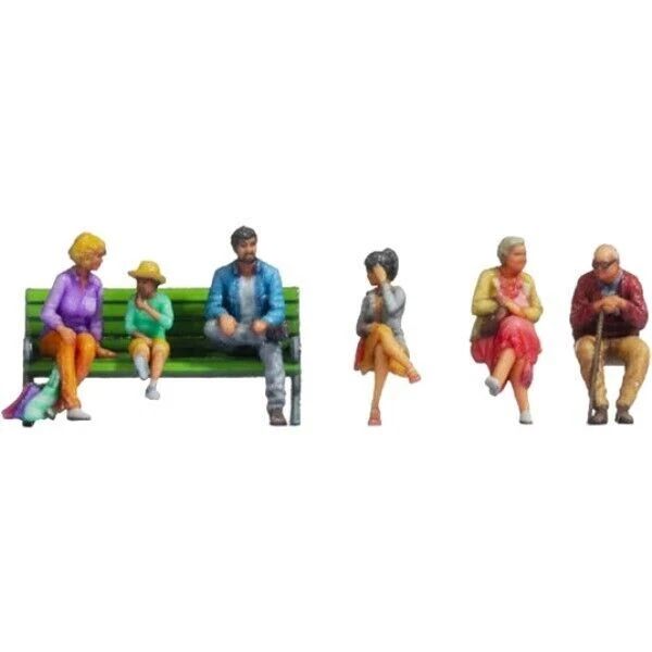 NOCH Figurines Personnages Assis 1/87 – Lot Véhicules Divers – NOC16050
