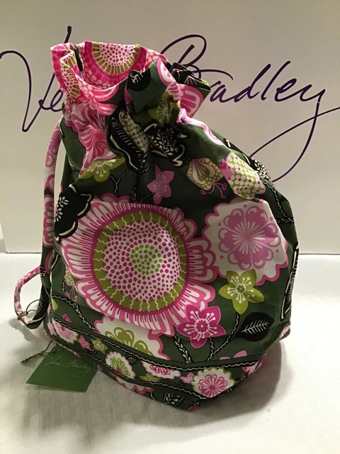 Vera Bradley Nwt Ditty Bag Pool Beach Travel Baby Cosmetics  Olivia Pink