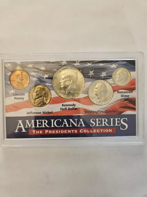 1964 Americana Series Coin Set - The Presidents Collection With SILVER KENNEDY