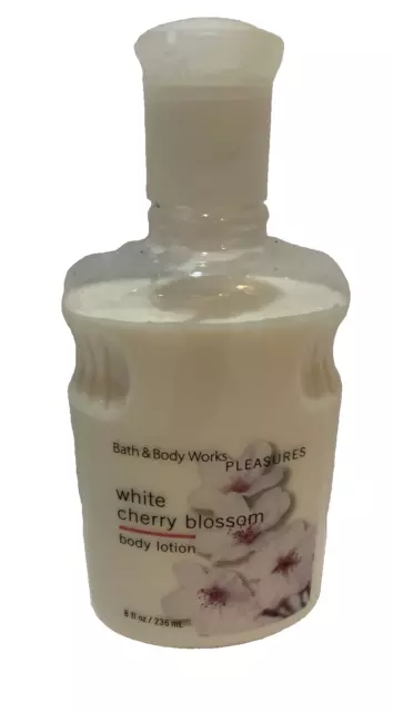 Loción corporal vintage Bath & Body Works Pleasures FLOR DE CEREZO BLANCO 8 Fl Oz