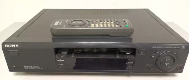 Sony Slv-e820 Videoregistratore Vcr VHS Cassette FUNZIONANTE
