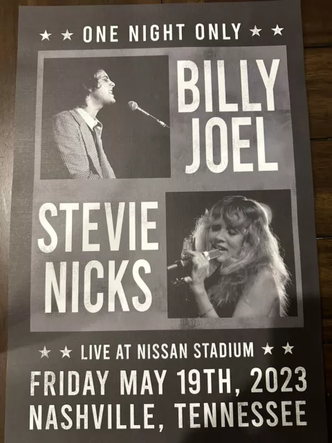 Billy Joel And Stevie Nicks Poster
