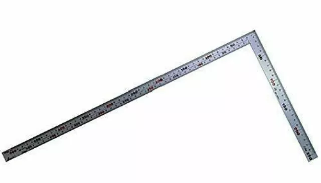 Shinwa measurement silver carpenter's square thick Hirohaba 50cm 10405 240g