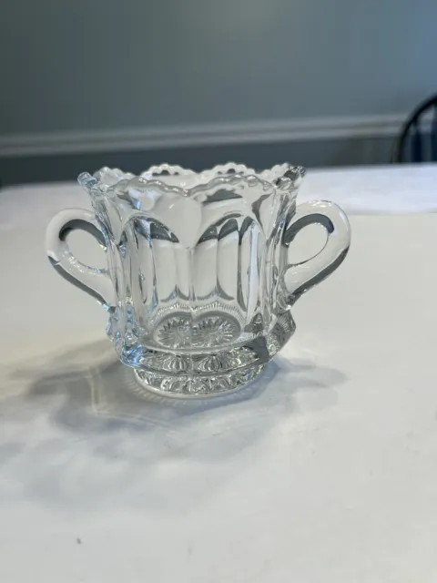 Heisey Colonial Peerless Sugar Bowl #300 Individual Clear Glass EAPG Antique
