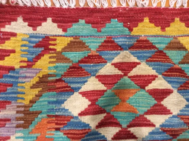 Fantastic Handmade Pure Wool Persian Kilm Tribal rug 2