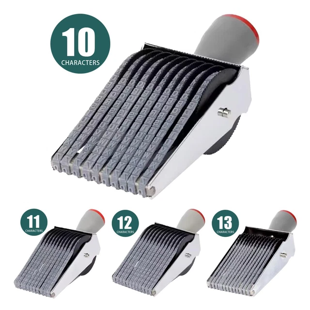 Jeu De 36 Poinçons Lettres Et Chiffres En Acier - 1/8" (3mm) - Marque KING