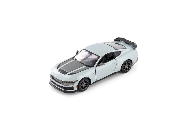 Ford Mustang Dark Horse 2024 Kinsmart 1:38 - Modellino Diecast Argento (5455D) - Senza Scatola - Foto 4