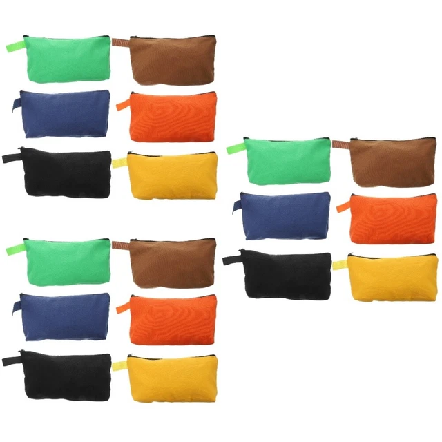 18 pcs Tool Pouch Tool Storage Bag Pouch Zipper Storage Bag Tool Organizer