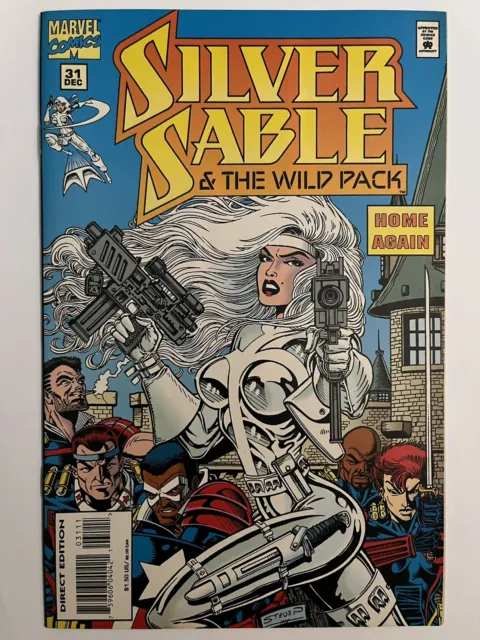 Silver Sable and the Wild Pack #31 Scarce Late Issue Low Print 1994 Marvel NM