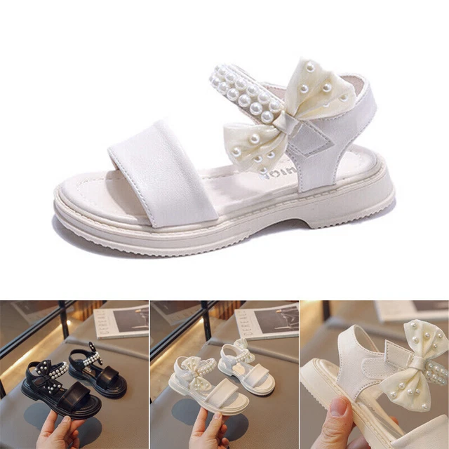 Sandali bambine bambine bambine ragazze festa scuola abito da spiaggia scarpe per le vacanze taglia Regno Unito