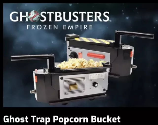 Ghostbusters Popcorn Bucket Regal Frozen Empire Ghost Trap LIGHTS ON! SHIPS NOW!