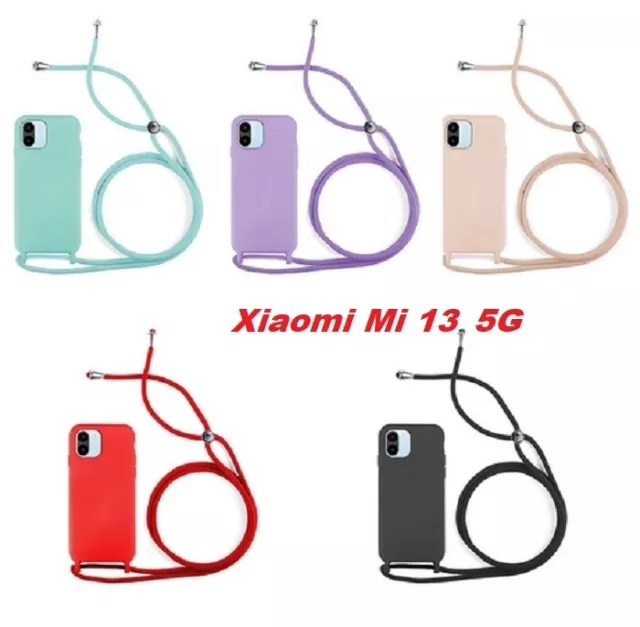 Funda suave con Cordón para Xiaomi Mi 13 5G disponible en varios colores