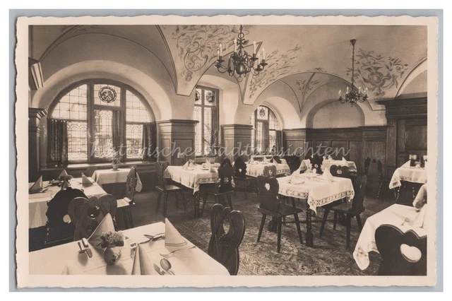 Heidelberg 1938 - Ritterstube Gasthof Ritter Hauptstraße 178 - Altes Foto 1930er