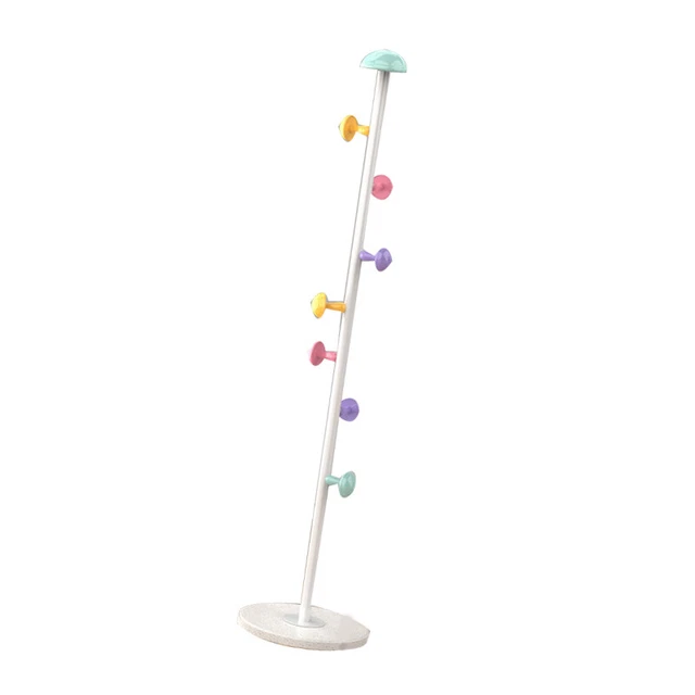 (1)Adjustable Coat Rack Tree Metal Coat Rack Hall Tree Multi Angle Bring Firm
