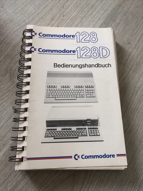 Notice Manual Commodore 128/128D Bedienungshandbuch