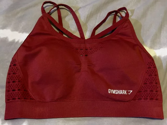 Gymshark Sports Bra - Red - Size M