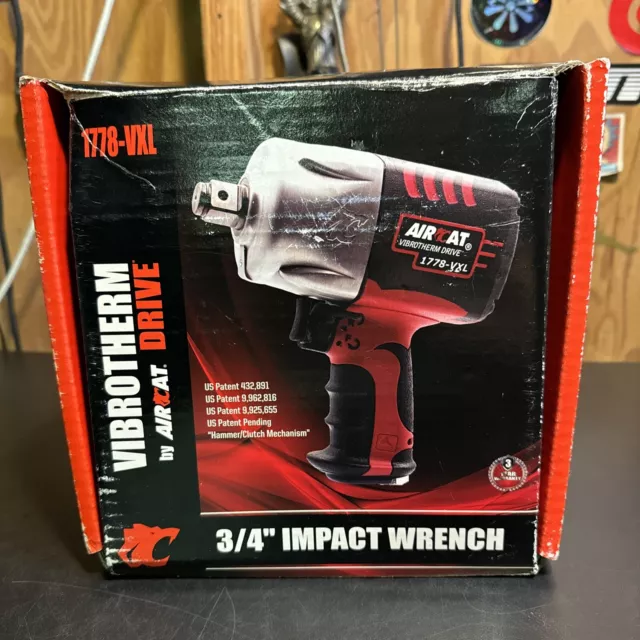 AIRCAT Pneumatic Tools 1778-VXL 3/4-In Vibrotherm Drive Composite Impact Wrench