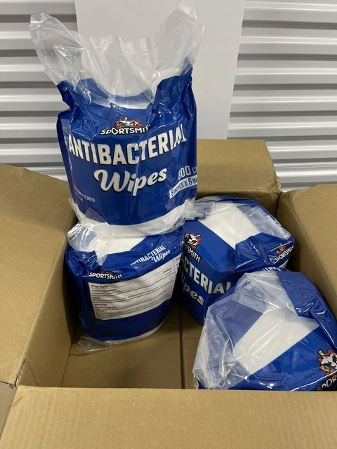 Fitness Equipment Wipes by Sportsmith, 6" x 8" Wipe 4 Rolls/case