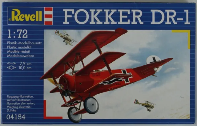 Revell AG 04154 1/72 Fokker Dr.I model kit