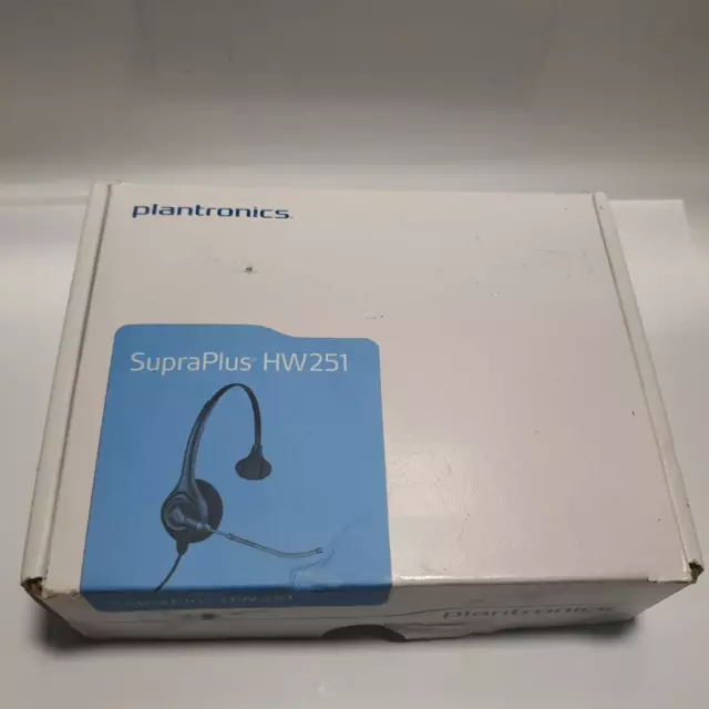 Plantronics HW251 Wired Headset SupraPlus Brand New 36828-41