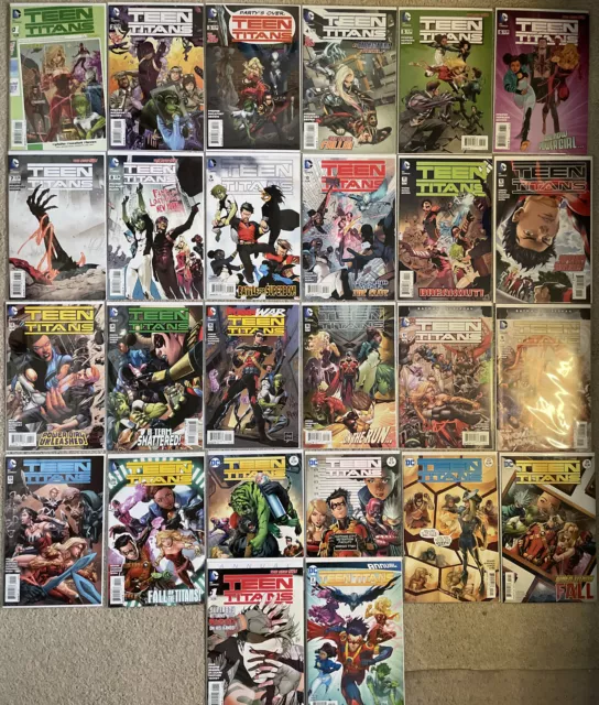 Teen Titans #1-24 +Annuals (Cover A) Complete 5th Series Set 2014 DC Comics Lot