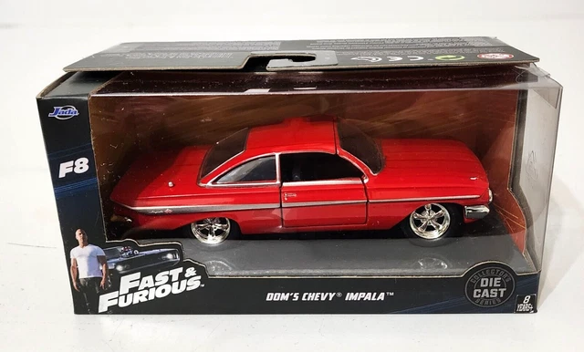 FAST & FURIOUS DOM'S CHEVY IMPALA 1:32 Scale Diecast Metal Jada NEW EUR ...