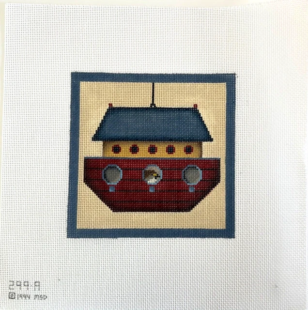 Bird House 1994 299A-MELISSA SHIRLEY MSD-Hand Painted Needlepoint Canvas