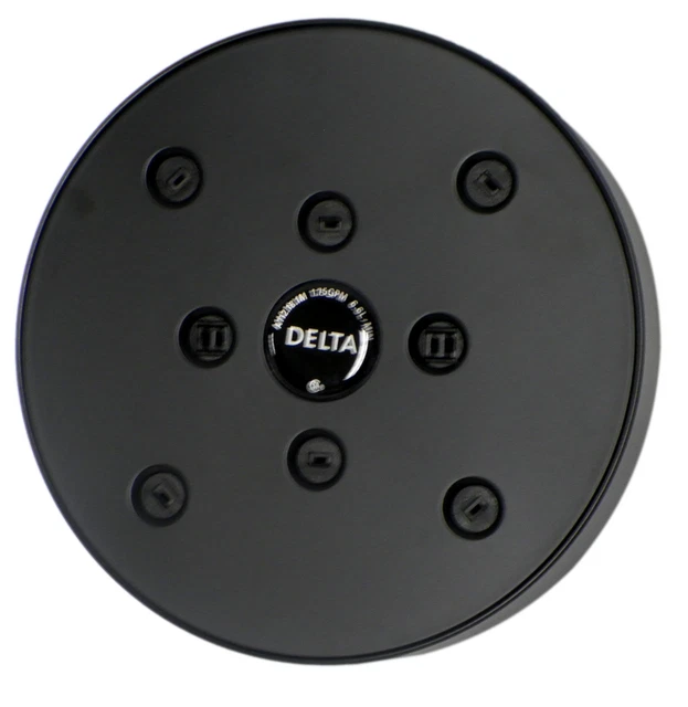 Delta RP70175BL Ancho una Sola Función Ducha Cabeza 1.75 Gpm Contemporáneo Negro