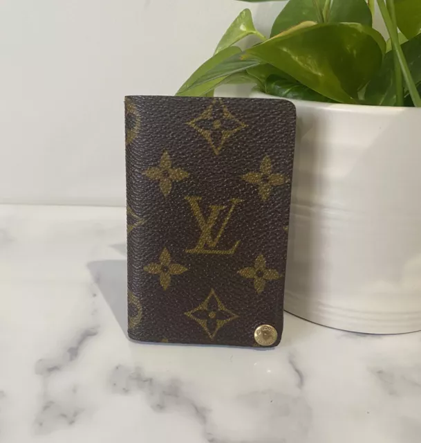 Louis Vuitton Porte Carte Double Card Holder Monogram Blue in Cowhide  Leather - US