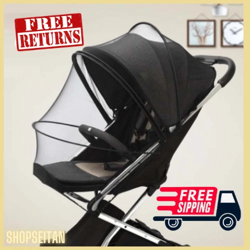 NEW Zipper-Fly Mesh Canopy: Summer Shield for Kids - Full Cover Mosquito Net!