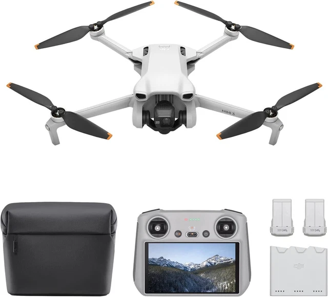 Drone combo con cámara DJI Mini 3 Fly More (con control remoto de radiocontrol)