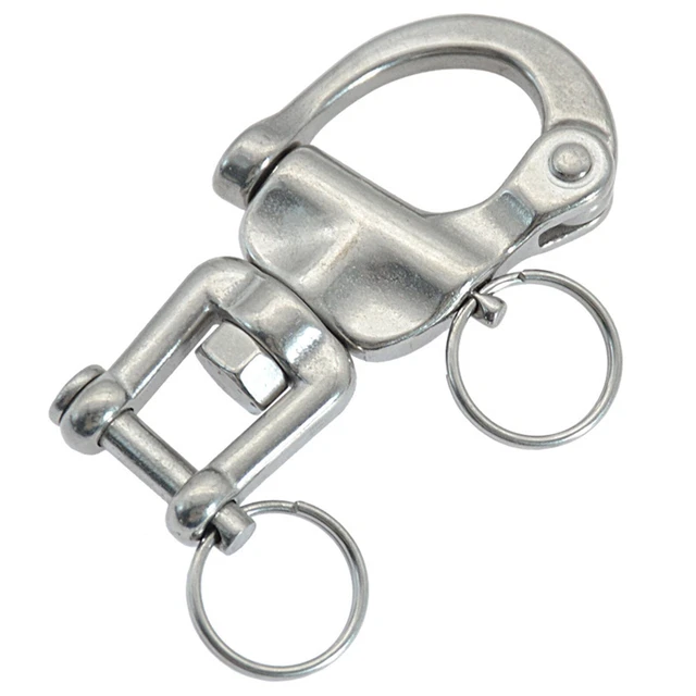 Ressorts De Tension Inox Avec Mousquetons - Lot De 4 Pour Tente, Auvent Et Hamac