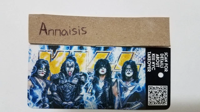 KISS End Of The Road Tour Final Show Ever @ MSG Limited Edition Metrocard .