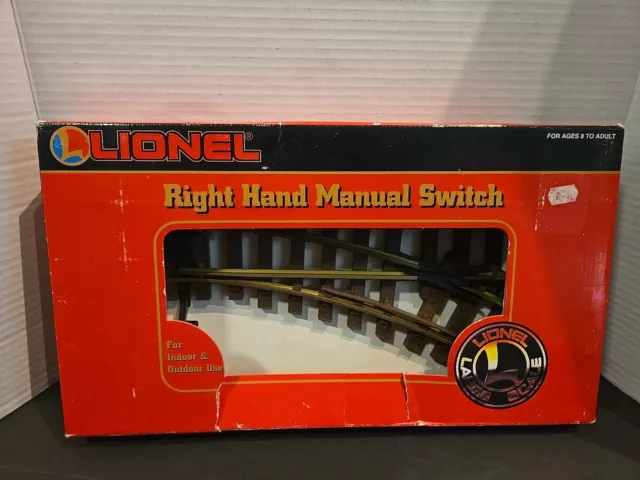 Lionel Large Scale 8-82015 Right Hand Manual Switch Train Track Layout