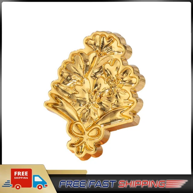 Special-shaped Fire Paint Head Retro 3D Relief Stamps Head for Wedding Card (F)