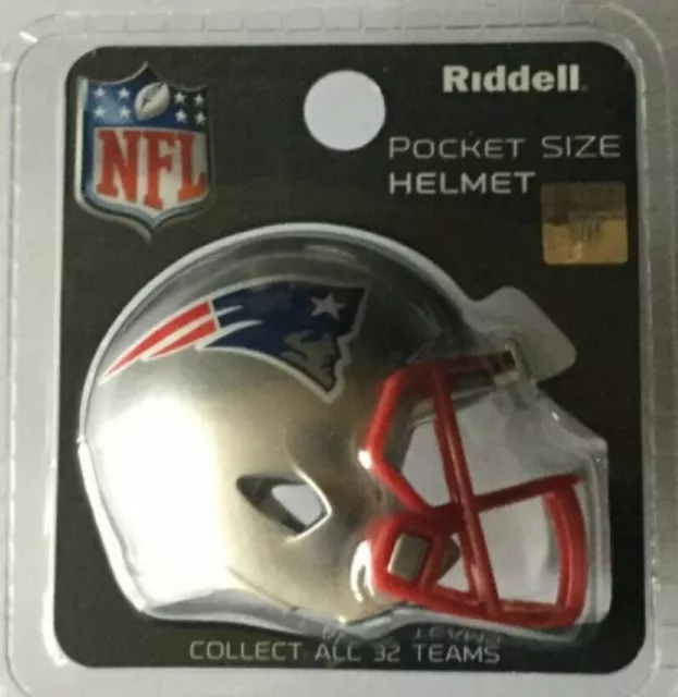New England Patriots Nfl Riddell Mini Speed Pocket Pro Helmet