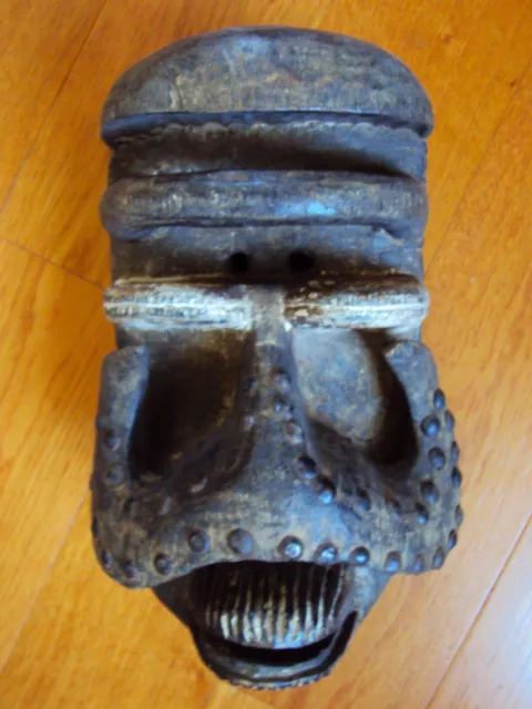 RARE ANTIQUE KRAN GUERE Bete HEADDRESS Mask African Carving Statue STUNNING!!