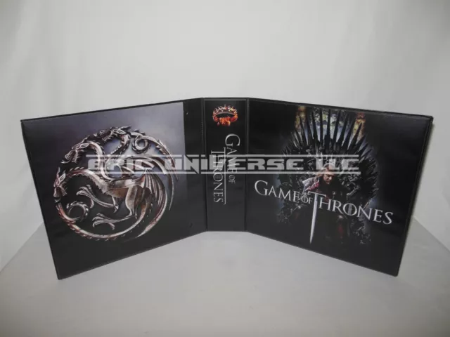 Custom Made 3 Inch 2012 Rittenhouse Game of Thrones Season 1 Trading Card Binder