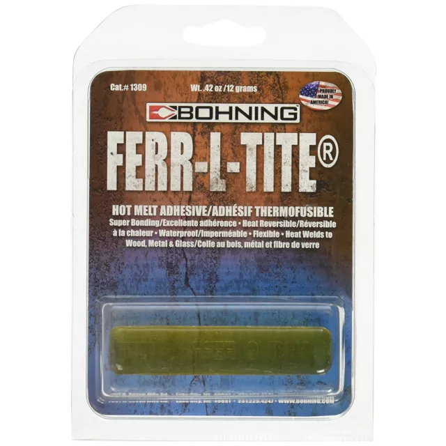 Bohning Adhesive Ferr-L-Tite Hot Melt 12 Gram Glue Easton Inserts Nocks #01309