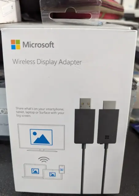 NEW Microsoft Wireless V2 Display Adapter - USB/HDMI Display Adapter