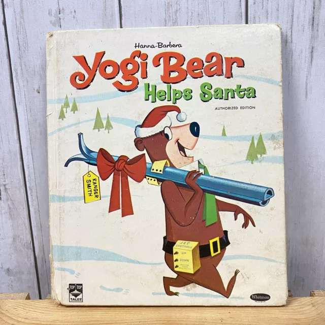 Yogi Bear Helps Santa de Eileen Daly Whitman 1962 Good Top Tales Branscome